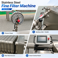 Machine de filtration à plaque fine en acier inoxydable Dazhang Modèle 600, 14 m², équipement de filtration pour boissons