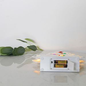 Decoración Navideña de Bolas de 7 Colores para Colgar en el Árbol, 10L, Blanco Cálido - Product Image 4