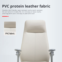 Chaise de bureau ergonomique moderne pivotante en cuir High Back Boss Pro avec soutien lombaire adaptatif, inclinaison 90-126°, capacité 300 lb