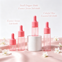 Vente en gros de flacons en verre de couleur arc-en-ciel 5 ml 10 ml 15 ml 20 ml avec compte-gouttes pour huile essentielle