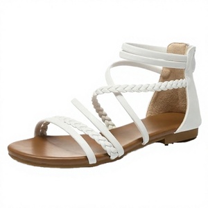 Sandales plates d'été et de printemps pour femmes, à bout ouvert, semelle en caoutchouc, style sportif, vente en gros directe d'usine - Product Image 4