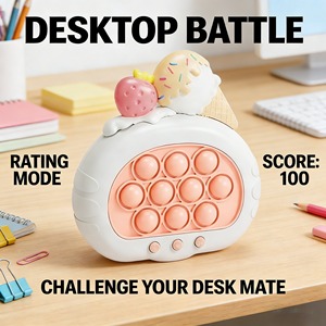 Macchina da <span class=keywords><strong>gioco</strong></span> educativa Quick Push <span class=keywords><strong>Pop</strong></span> <span class=keywords><strong>IT</strong></span> con 6 stili, 645 livelli, luci e suoni, <span class=keywords><strong>gioco</strong></span> di battaglia per 2 giocatori, giocattolo antistress per l'allenamento della reazione dei bambini - Product Image 4