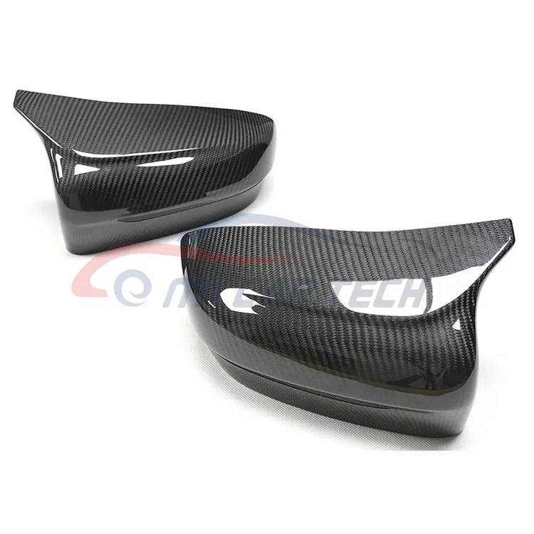 Khô sợi carbon Rear View gương Bìa sticker cho BMW F90 F91 F92 M5 M8