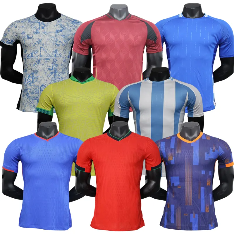 Kaus sepak bola Rumah & Away berkualitas tinggi kaus gaya pemain kaus Brasil Meksiko suku cadang Jersey Amerika
