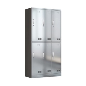 Leader Creation Stainless Steel <b>Lockers</b> 4 Layers With Lock For Office Storage <b>Cabinets</b> - Product Image 2
