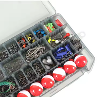 Mydays Tech 268 pcs/boîte Combinaison d'outils en acier inoxydable anti-corrosion Kit d'accessoires de pêche pour les activités de capture