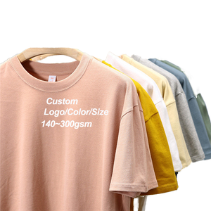 T-Shirt Oversize da Uomo di <span class=keywords><strong>Prima</strong></span> Qualità 100% Cotone con Logo Ricamato Personalizzato e Stampa Digitale - Product Image 1