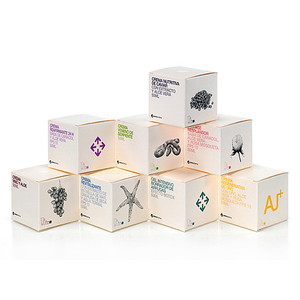 Custom luxury white cardboard paper box for skincare cosmetics packaging box eco friendly packaging lipsticks box