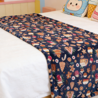Couverture Sherpa Moderne Tricotée Ultra Douce à Motif Dessin Animé de Noël pour Canapé, Chaise, Lit, Avion - Douillette, Luxueuse et Moelleuse pour les Fêtes