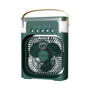 Ventilateur rafraîchissant portable vert à grande capacité pour la maison, idéal pour le yoga et la promotion, vente en gros - Product Image 1