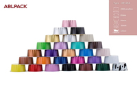 Einweg-Aluminiumfolie-Becher & Deckel 125ml 4oz Cupcake-Backformen Dessert-Behälter zum Mitnehmen Kuchendekoration Zubehör