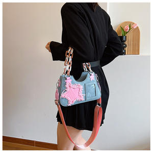 Bolso mini de mezclilla estilo japonés sexy para <span class=keywords><strong>mujer</strong></span>, nuevo estilo 2026, gran capacidad, bolso de hombro/cruzado. - Product Image 6