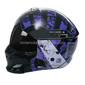 卸売レトロバイクヘルメット、フルフェイスヘルメット、ハーフヘルメット、安全ヘルメット、冬用四季対応スコーピオンヘルメットの組み合わせ - Product Image 6