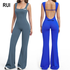 ชุดจั๊มสูทกีฬา RUIQUWIN สำหรับผู้หญิง ชุดออกกำลังกาย ระบายอากาศได้ดี แบบชิ้นเดียวไร้รอยต่อ ยืดได้สี่ทิศทาง เหมาะสำหรับโยคะและเต้น - Product Image 1