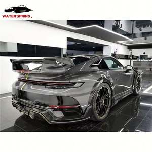 Kit de Carrocería de Fibra de Carbono Estilo 992 911 Turbo <span class=keywords><strong>S</strong></span>, Parachoques Delantero, Difusor Trasero, Faldones Laterales - Product Image 6