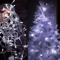 IP65 Wasserdichte 300LED Weihnachtsbaum-Lichterkette Dekorationsbeleuchtung 4 Farben EU 220V für Außenanwendungen