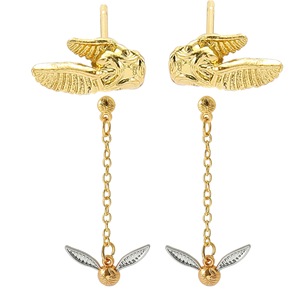 Boucles <span class=keywords><strong>d</strong></span>'oreilles Golden Quidditch Little Thief, accessoires de cosplay, cadeaux pour fans, boucles <span class=keywords><strong>d</strong></span>'oreilles pour filles, dessin animé - Product Image 5
