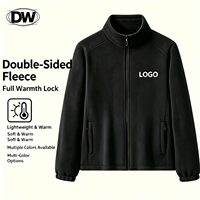 Veste en polaire double face, streetwear, respirante, légère, coupe-vent, manteau d'hiver, multicolores
