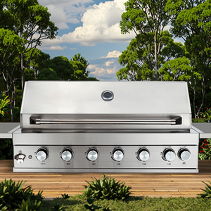 SUS304 Built-In Gas <b>BBQ</b> Korean Luxurious Premium 6 Burner Infrared <b>Smokeless</b> Digital Control Non-Stick Surface Oxygen Home 601B1 - Product Image 3
