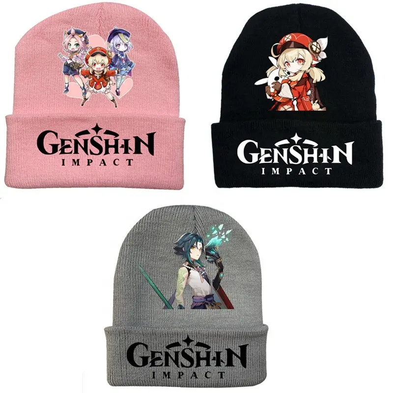 35 Colors Different Styles Genshin Impact Cosplay Costume Anime Knitted Hat