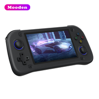 Console de jeu portable Mooden G28, système Linux EMELEC, 64 Go, écran LCD 4,3 pouces, lecteur de jeux portable pour PS1