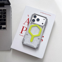 Coque de téléphone magnétique diamantée en PC et TPU, étui antichoc translucide pour iPhone 17 Pro Max