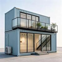 Maisons conteneurs RMY Y2 - Structure en acier préfabriquée modulaire haute résistance, système de support complet, bonne isolation, extérieur
