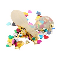 Ballons en latex de haute qualité de 12 pouces, 2,8 g, transparents, or, argent, or rose, bleu, confettis, pour les décorations de mariage, d'anniversaire