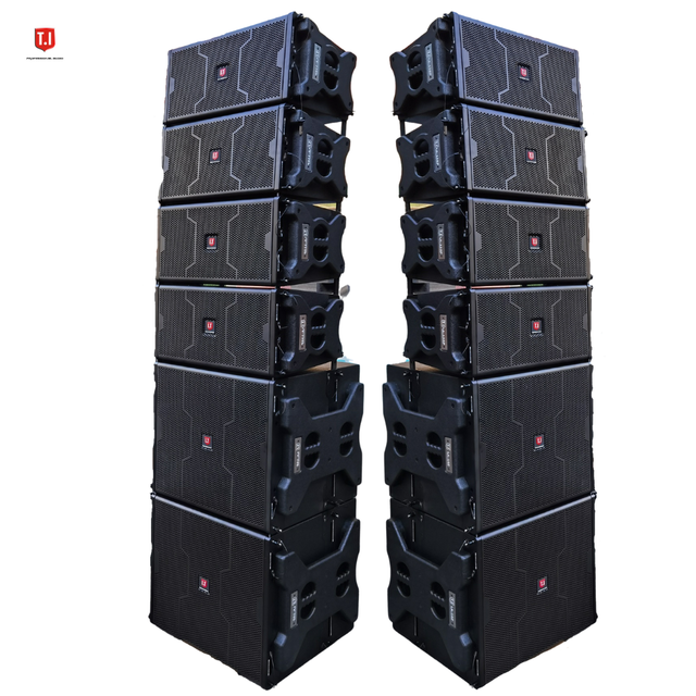 Professional 10-Inch Two-Way Line Array Speaker Active Waterproof Audio Sound System for Outdoor Events
