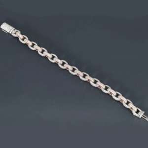 Best Quality Moissanite Cuban <b>Bracelet</b> With Strong Construction Brilliant Appearance For Retail Collections Available For Sale - Product Image 1