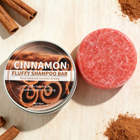 Champú Sólido Herbal de Marca Privada con Extracto de Canela y Aceites Esenciales para el Crecimiento del Cabello, Reparación de Daños, Sin Sulfatos, Unisex