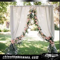 Système de tringles et de rideaux robustes / Support de toile de fond réglable / Cadre d'affichage pour événements et mariages