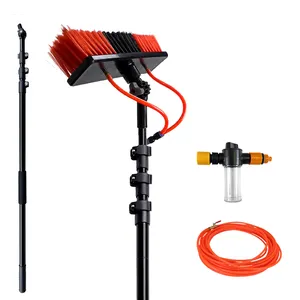 Qiyun Solar Cleaning Pole Brush With Extension Rod For Solar Panels Washing Tool