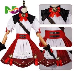 Disfraz de Mucama Lolita <span class=keywords><strong>Klee</strong></span> de Alta Calidad al por Mayor, Disfraces de Fiesta de Halloween, Disfraz de Anime, <span class=keywords><strong>Cosplay</strong></span> de <span class=keywords><strong>Genshin</strong></span> <span class=keywords><strong>Impact</strong></span> - Product Image 4