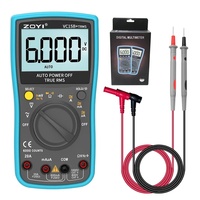 Multimètre numérique intelligent ZOYI VC15B+ haute précision 4 chiffres True RMS, mesure automatique de la tension AC/DC et du courant 20A
