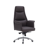 Chaise de bureau de direction pivotante, réglable en hauteur, ergonomique, chaise de bureau en cuir pour ordinateur, chaise de direction