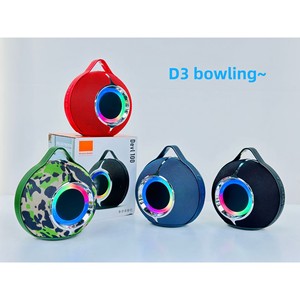 Nuevo Altavoz Portátil RGB Estilo Bowling para Exteriores, Mini, Compacto, con Luces <span class=keywords><strong>de</strong></span> Colores, Ranura para Tarjeta, Sonido Inalámbrico 5.0 - Product Image 4
