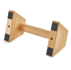 Barre per flessioni OEM <span class=keywords><strong>in</strong></span> <span class=keywords><strong>legno</strong></span>, parallele antiscivolo per calisthenics - Product Image 4