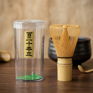 Fouet à Matcha Traditionnel en Bambou 120 Dents, Chasen Cérémoniel pour Thé, Mélangeur de Mousse, Accessoires de Bar Fabriqués en Chine pour Service de Thé en Café - Product Image 3