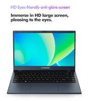 SEEKBOOC Laptop bisnis, layar sentuh 14 "FHD IPS dengan prosesor Intel 16GB RAM Windows 11 rumah penyimpanan AX201 SSD nirkabel baru