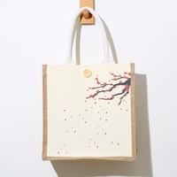 Sac en jute de haute qualité, personnalisé, avec impression de marque, sublimation, bricolage, sublimation