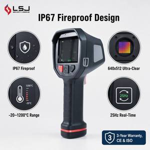 Caméra thermique pour pompiers LSJ-F1200, résolution IR 384*288/640*512, écran LCD TFT 3,5 pouces, IP67/68, 30mK, F1200 PRODUIT I - Product Image 4
