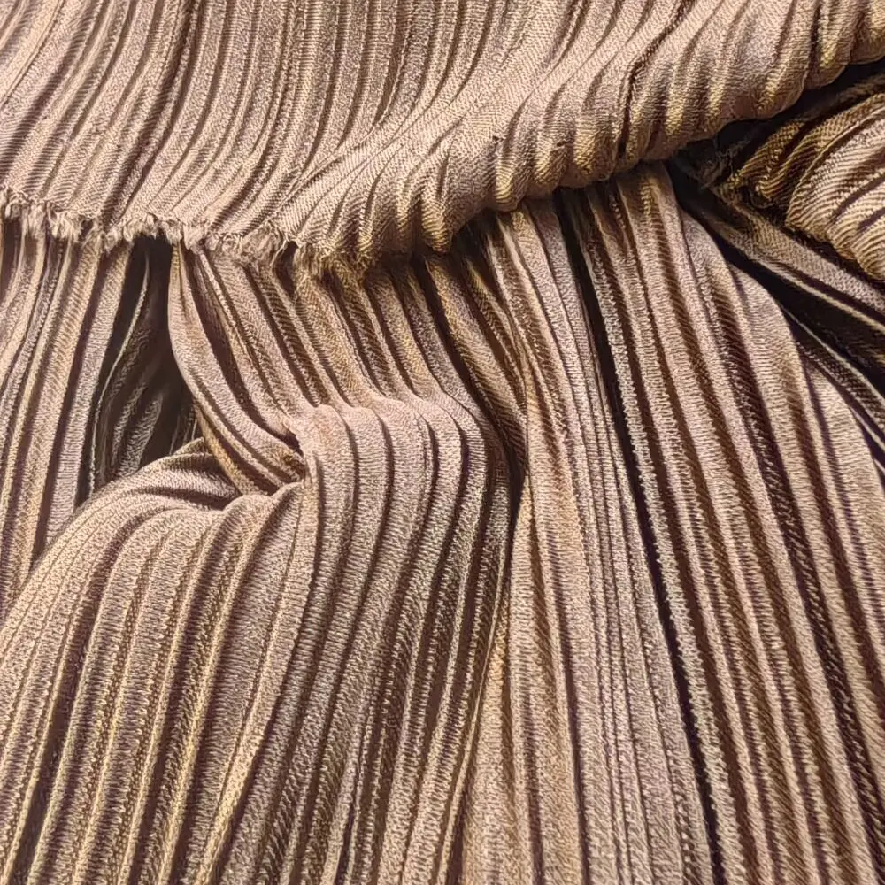 असबाब सोफा कपड़े की पोशाक के लिए कस्टम थोक उच्च गुणवत्ता वाले पॉलिएस्टर रेशम मखमली क्रेप बुना खिंचाव कपड़ा