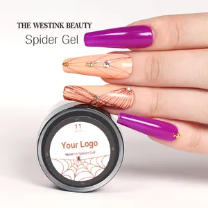 Westink Beauty Spider Gel, Seni Lukis Kreatif Seni Kuku Uv Gel Rendam Desain Seni Kuku Laba-laba