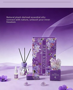 Diffuseur d'huiles essentielles en verre <span class=keywords><strong>de</strong></span> luxe exquis avec pierres, sans flamme, pour une air frais et une fragrance durable à la maison, idéal comme cadeau. - Product Image 6