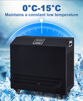 Refroidisseur d'eau industriel pour bain froid, machine à bain de glace, système de filtration et de récupération d'eau, commercial, portable, 1 CV, Wi-Fi