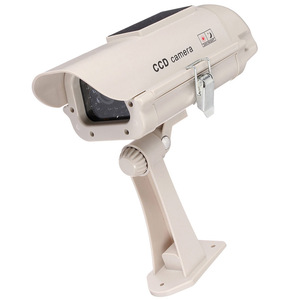 Telecamera di Sicurezza Finta 1500S ad Alta Simulazione in Plastica Bianca Impermeabile con Luce LED Lampeggiante e Adesivo per <span class=keywords><strong>Sorveglianza</strong></span> Esterna - Product Image 3