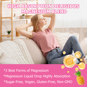 Gouttes liquides de magnésium OEM ODM avec vitamines et coenzyme Q10 pour favoriser la relaxation du corps et de l'humeur – Compléments alimentaires liquides à base de plantes - Product Image 4