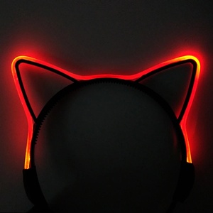 Vòng Đeo Đầu LED Sinh Nhật Vui Nhộn Hình Tai Mèo Phát Sáng Trong Bóng Tối, Phụ Kiện Tiệc Tùng Cho Nữ - Product Image 3