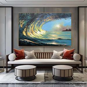 <span class=keywords><strong>Darling</strong></span> DRZ94Personnaliser Moderne Abstrait Paysage Toile Peintures Mur Art À La Main 3D Peinture À L'huile sur Toile Oeuvres pour Hôtel - Product Image 5